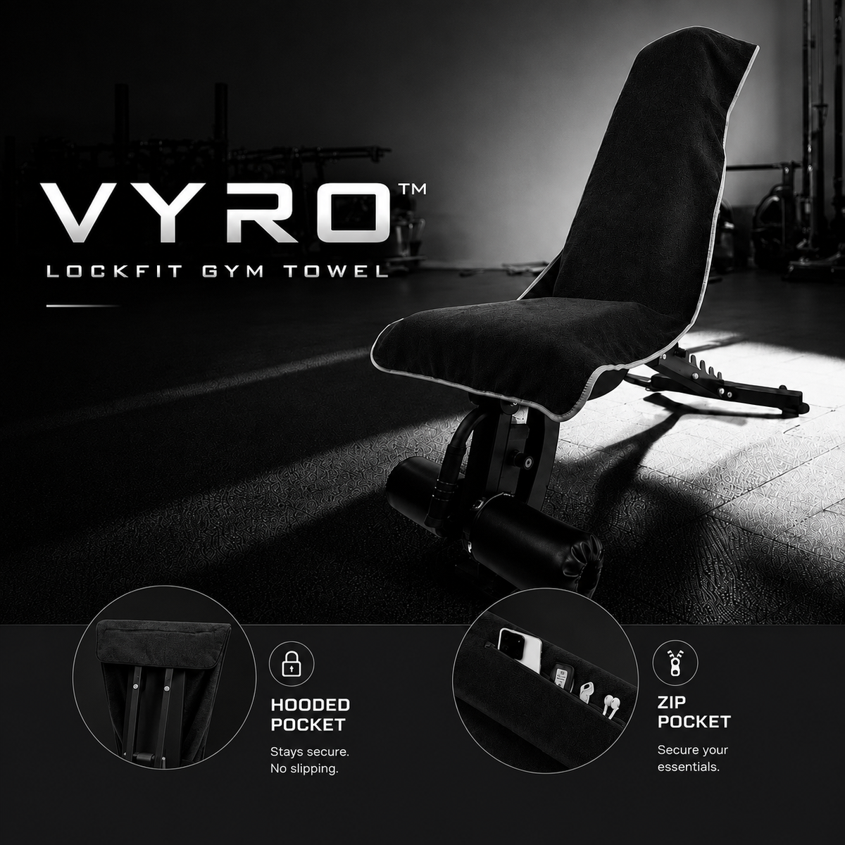 MyTowels™  LockFit Gym Towel